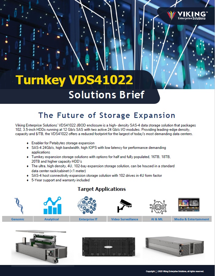 Turnkey VDS41022 Product Brief